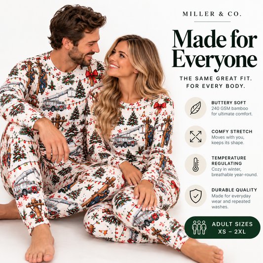 Christmas Lineman Adult Two-Piece Set - Unisex
