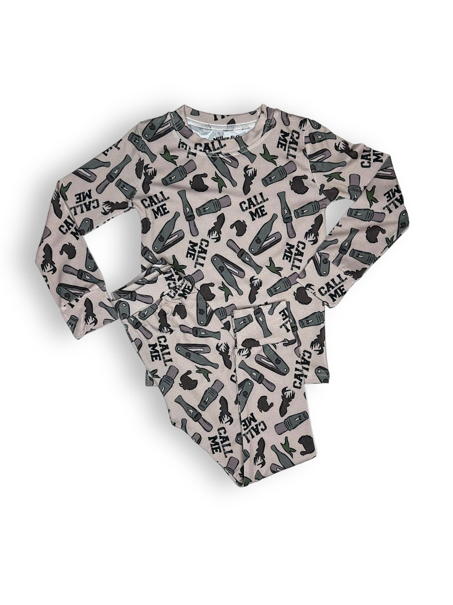 Call Me Hunter, Bamboo Two Piece Pajama Set