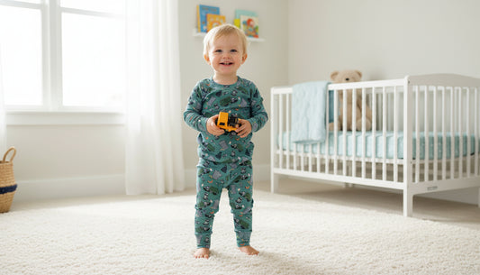 Trash Truck, Bamboo Two Piece Pajama Set