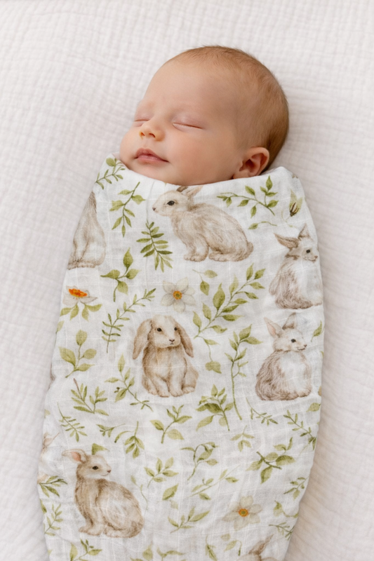 Muslin Swaddle, Rabbits