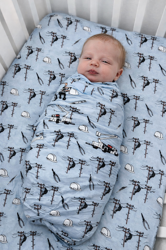 Bamboo Spandex Swaddle, Lineman