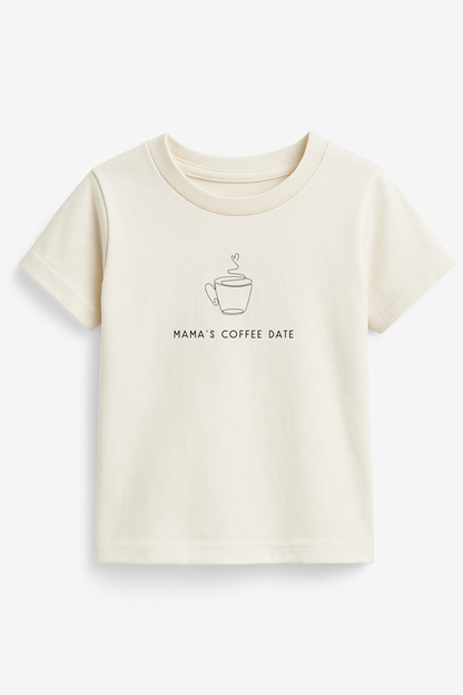 Mama's Coffee Date Organic Kids T-shirt
