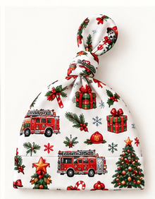 Christmas Fire Knotted Beanie
