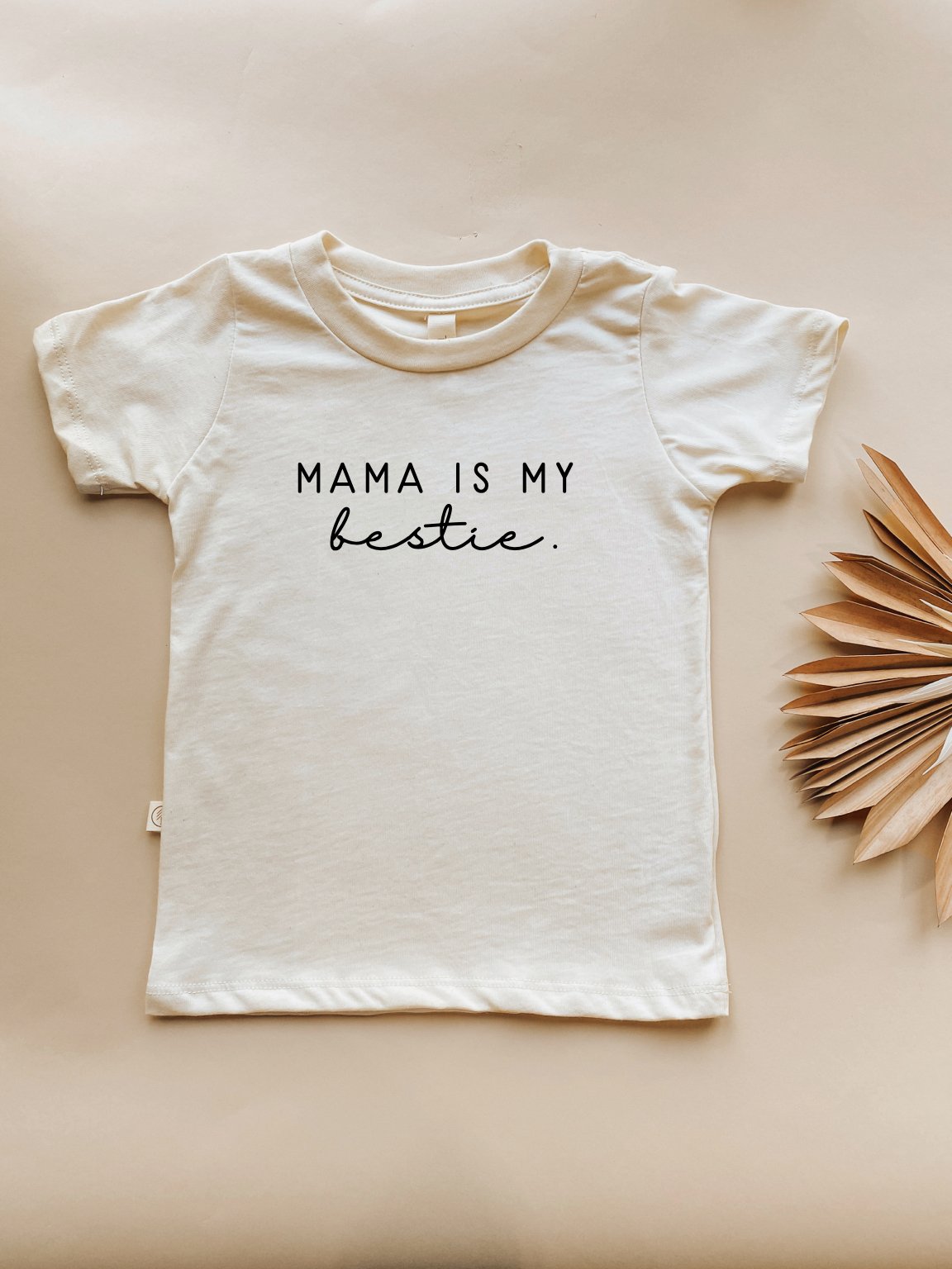 Mama Is My Bestie Organic Kids T-shirt