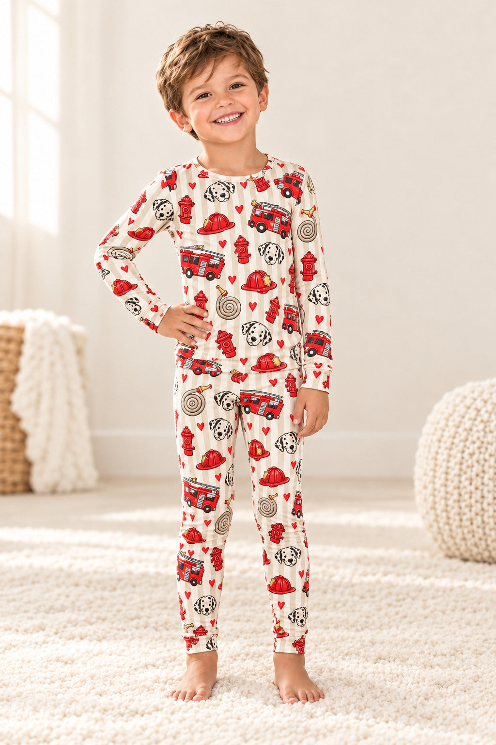 Miller & Co. Valentine's firehouse friends boy