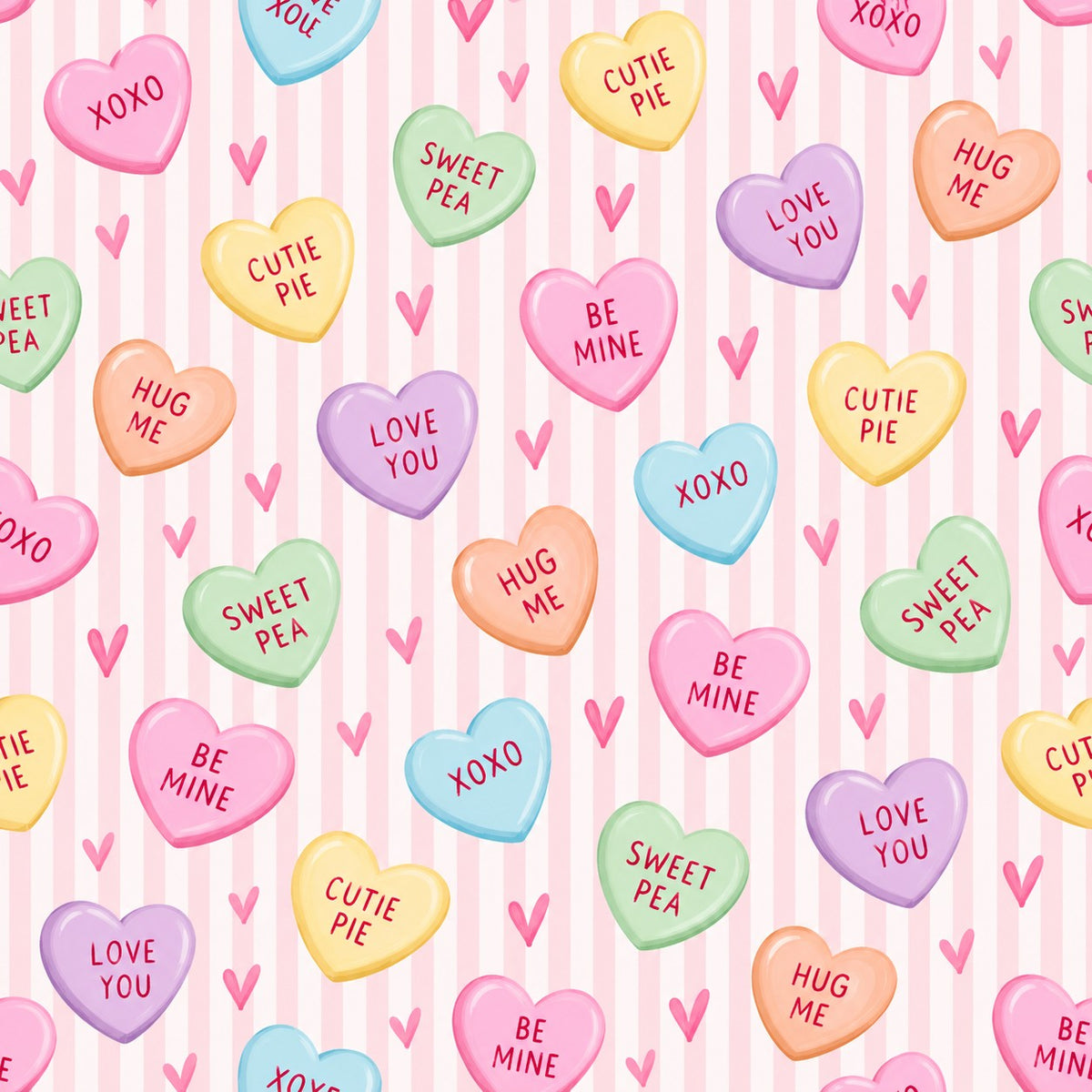 Miller & Co. Valentine's tile candy hearts