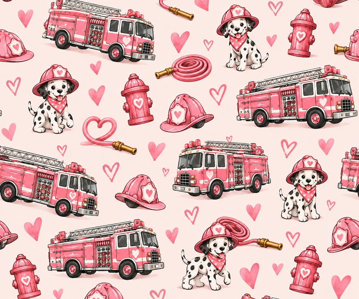 Miller & Co. Valentine's pink firefighter