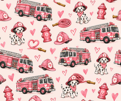 Miller & Co. Valentine's pink firefighter