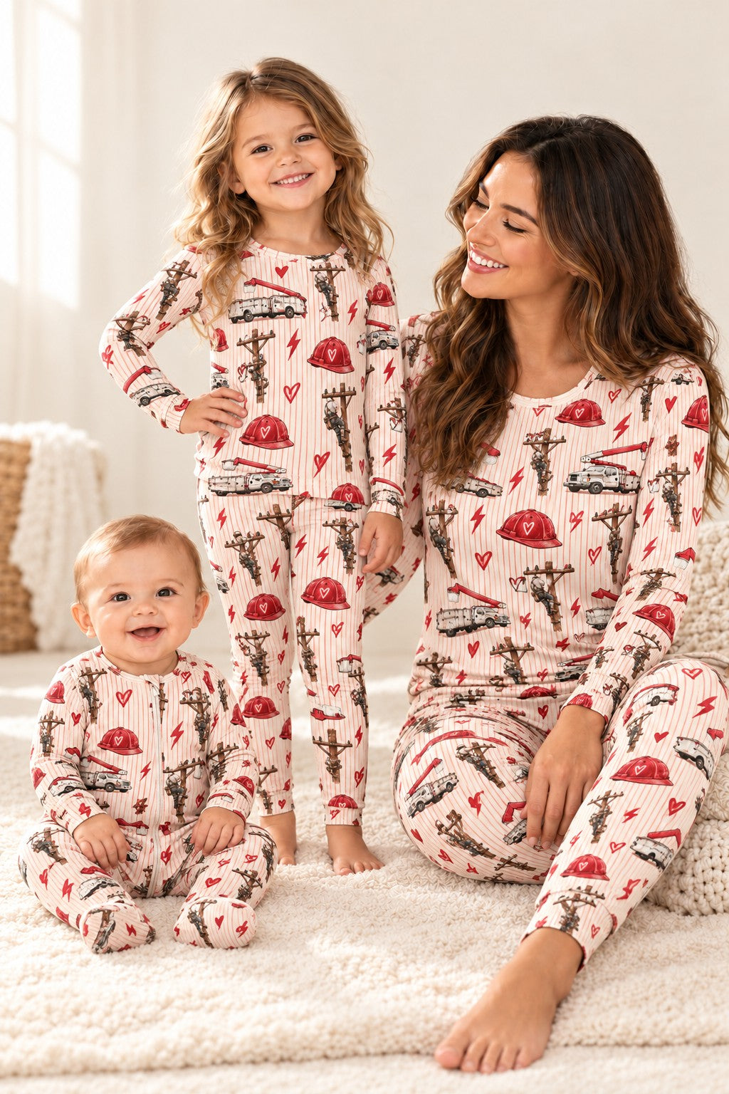 Miller & Co. Valentine's mockup neutral lineman family